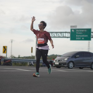 Race photo from KEDIRI HALF MARATHON 2026