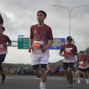 Race photo from KEDIRI HALF MARATHON 2026