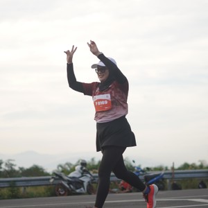 Race photo from KEDIRI HALF MARATHON 2026