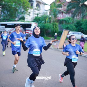 Race photo from BOGORUN 2026