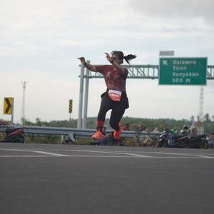 Race photo from KEDIRI HALF MARATHON 2026