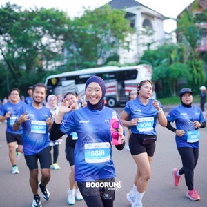 Race photo from BOGORUN 2026