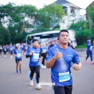 Race photo from BOGORUN 2026