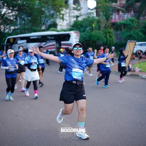 Race photo from BOGORUN 2026