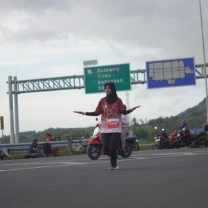 Race photo from KEDIRI HALF MARATHON 2026