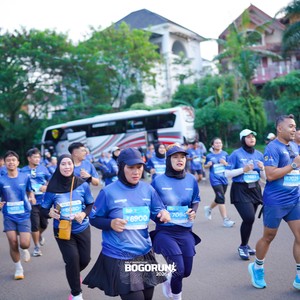Race photo from BOGORUN 2026