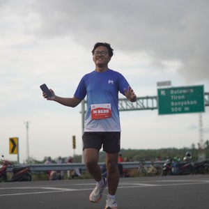 Race photo from KEDIRI HALF MARATHON 2026