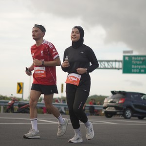 Race photo from KEDIRI HALF MARATHON 2026