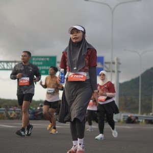 Race photo from KEDIRI HALF MARATHON 2026