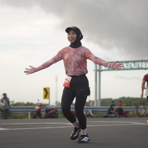 Race photo from KEDIRI HALF MARATHON 2026