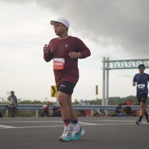 Race photo from KEDIRI HALF MARATHON 2026