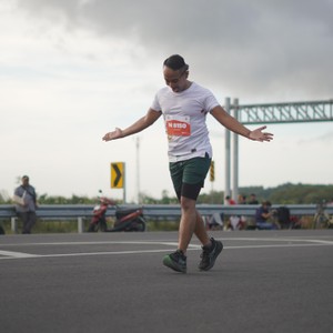 Race photo from KEDIRI HALF MARATHON 2026