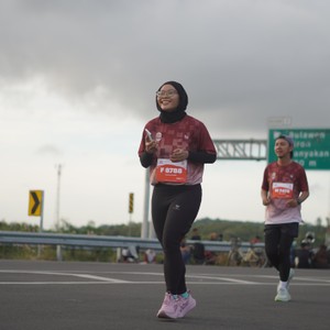 Race photo from KEDIRI HALF MARATHON 2026