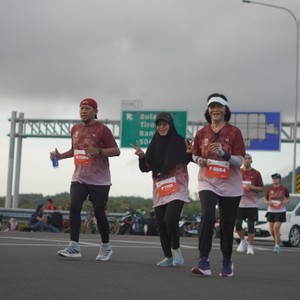 Race photo from KEDIRI HALF MARATHON 2026