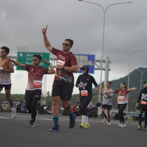 Race photo from KEDIRI HALF MARATHON 2026