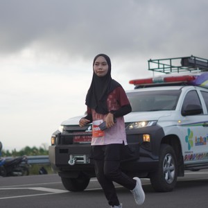 Race photo from KEDIRI HALF MARATHON 2026