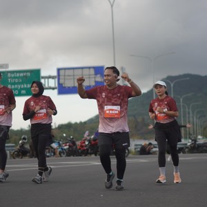Race photo from KEDIRI HALF MARATHON 2026