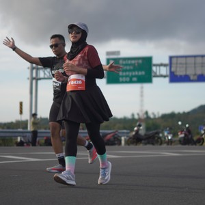 Race photo from KEDIRI HALF MARATHON 2026