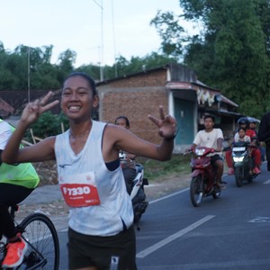 Race photo from KEDIRI HALF MARATHON 2026