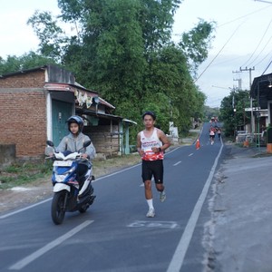 Race photo from KEDIRI HALF MARATHON 2026