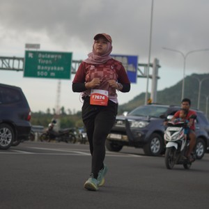 Race photo from KEDIRI HALF MARATHON 2026