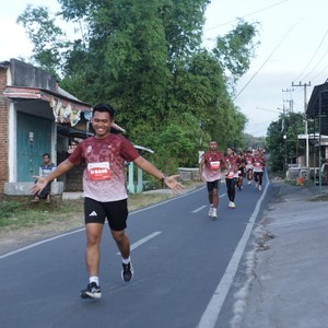 Race photo from KEDIRI HALF MARATHON 2026