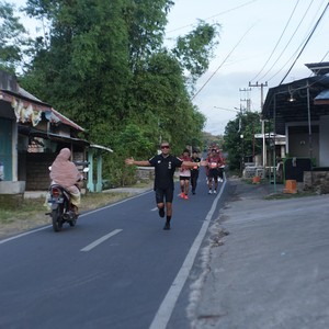 Race photo from KEDIRI HALF MARATHON 2026
