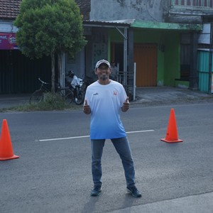 Race photo from KEDIRI HALF MARATHON 2026