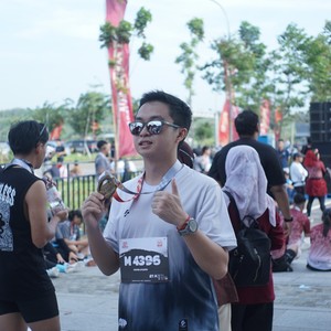 Race photo from KEDIRI HALF MARATHON 2026