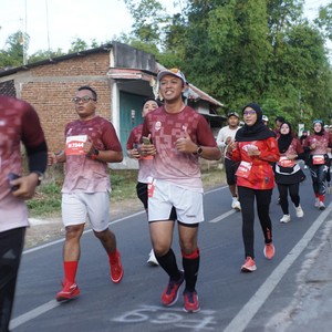 Race photo from KEDIRI HALF MARATHON 2026