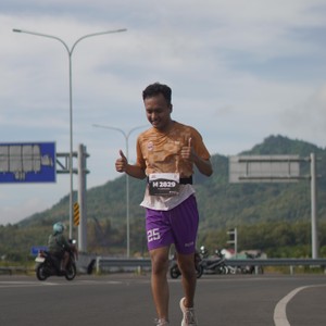 Race photo from KEDIRI HALF MARATHON 2026