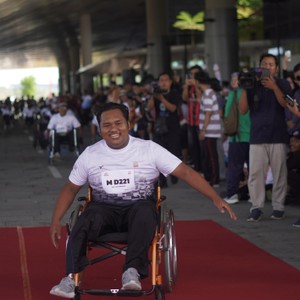 Race photo from KEDIRI HALF MARATHON 2026