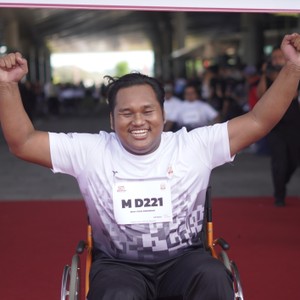 Race photo from KEDIRI HALF MARATHON 2026