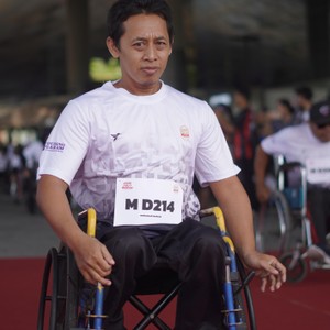 Race photo from KEDIRI HALF MARATHON 2026