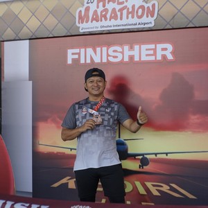 Race photo from KEDIRI HALF MARATHON 2026