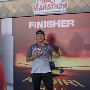 Race photo from KEDIRI HALF MARATHON 2026