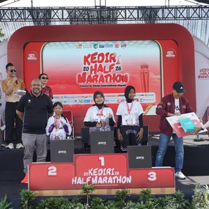 Race photo from KEDIRI HALF MARATHON 2026