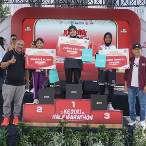 Race photo from KEDIRI HALF MARATHON 2026