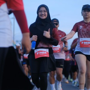 Race photo from KEDIRI HALF MARATHON 2026