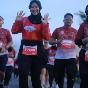 Race photo from KEDIRI HALF MARATHON 2026
