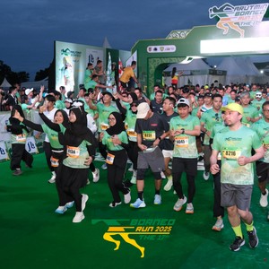 Race photo from ARUTMIN BORNEO RUN 2025