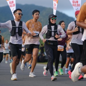 Race photo from KEDIRI HALF MARATHON 2026