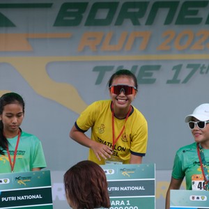 Race photo from ARUTMIN BORNEO RUN 2025