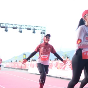 Race photo from KEDIRI HALF MARATHON 2026