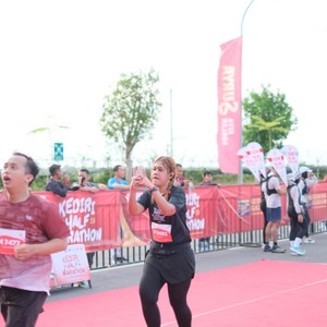 Race photo from KEDIRI HALF MARATHON 2026
