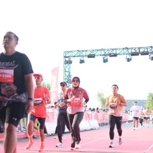 Race photo from KEDIRI HALF MARATHON 2026