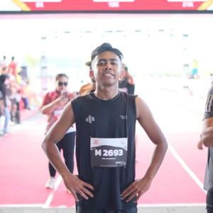 Race photo from KEDIRI HALF MARATHON 2026