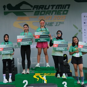 Race photo from ARUTMIN BORNEO RUN 2025