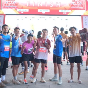 Race photo from KEDIRI HALF MARATHON 2026
