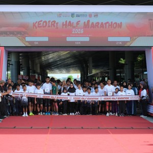 Race photo from KEDIRI HALF MARATHON 2026